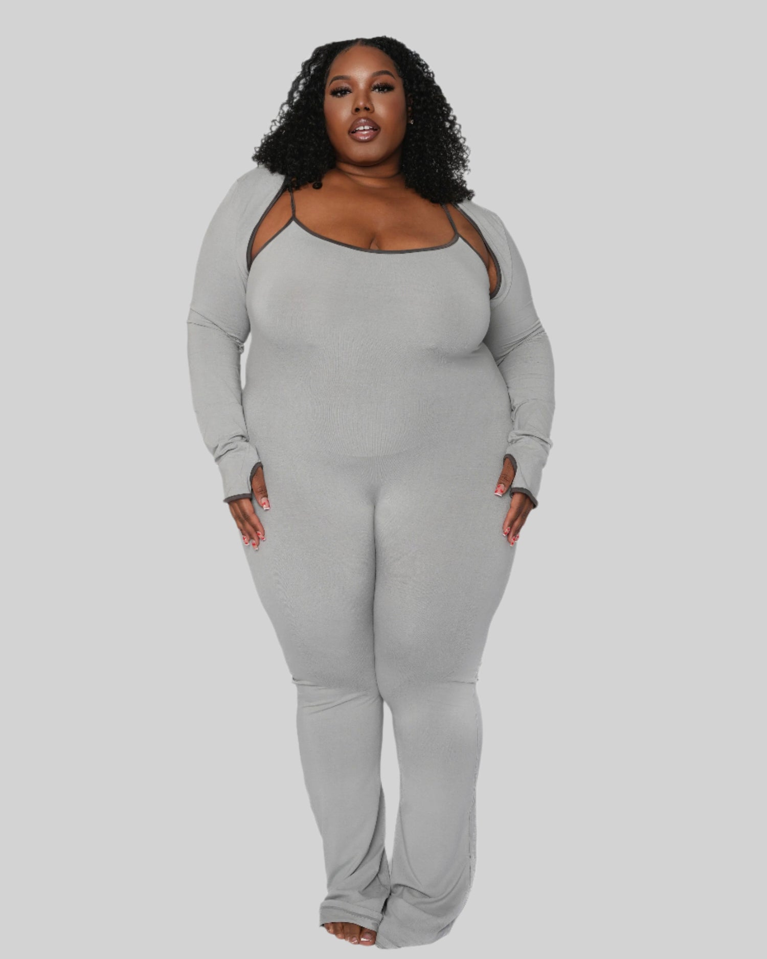 SHAPE FLARE JUMPSUIT