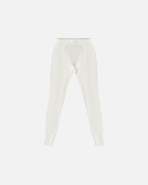 BASICS RIBBED SCULPT LEGGINGS (WHITE)