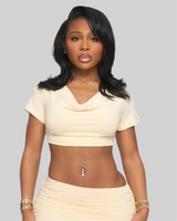 NOBU COWL TOP (IVORY) thumbnail 8