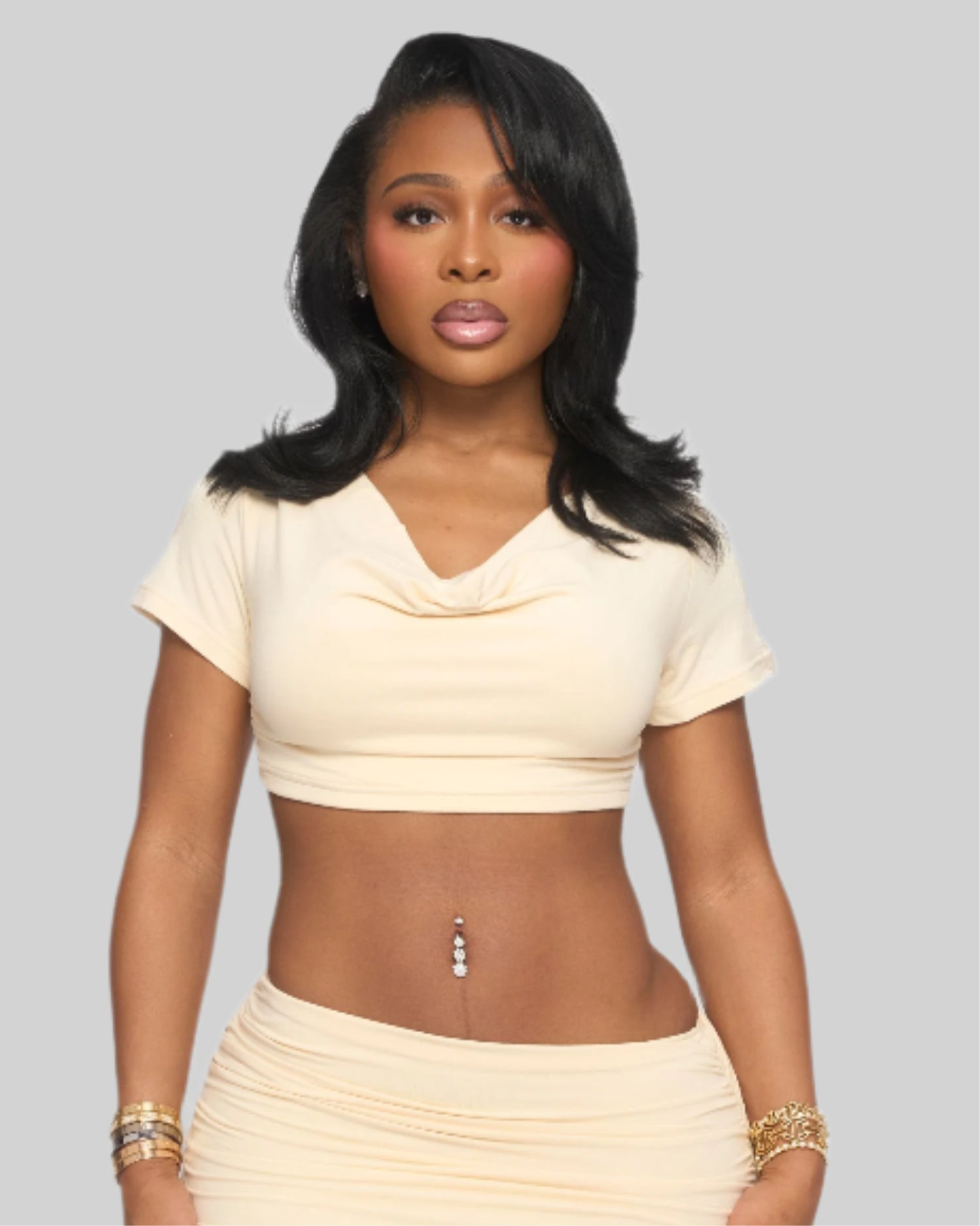 NOBU COWL TOP (IVORY)