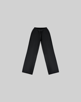 UNISEX ASYMMETRICAL ACID WASH JOGGERS - BLACK [FINAL SALE] thumbnail 1