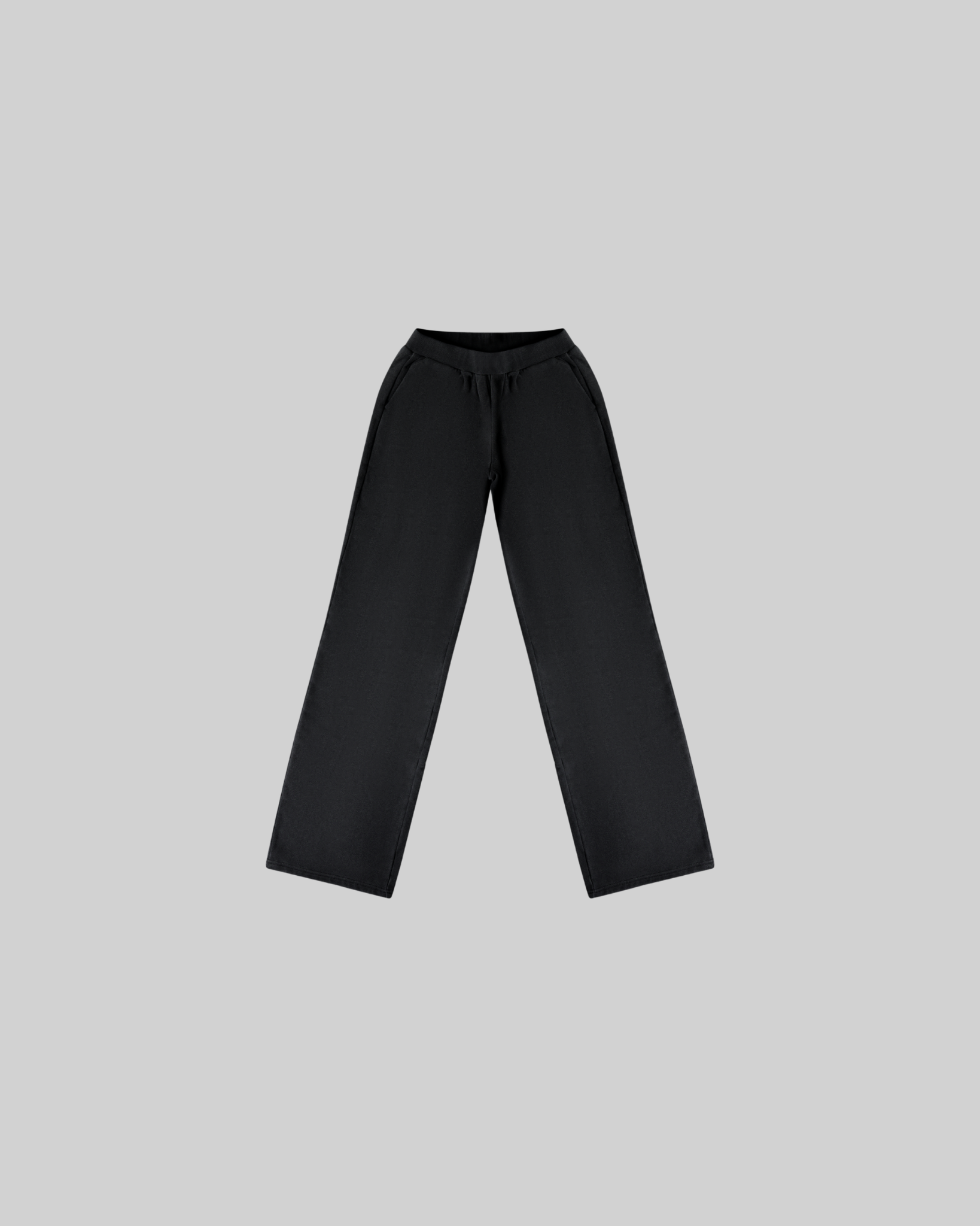 UNISEX ASYMMETRICAL ACID WASH JOGGERS - BLACK [FINAL SALE] – WAYDAMIN