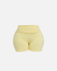 BASICS SEAMLESS MINI FOLDOVER SHORTS (BUTTER)