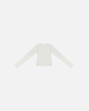 BASICS RIBBED LONG SLEEVE (WHITE)