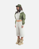 CAP SLEEVED BOMBER (ARMY GREEN)