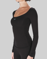 BASICS BOATNECK TOP (BLACK) thumbnail 7