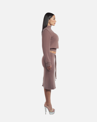 AIR-FORCE SWEATSKIRT (BROWN)