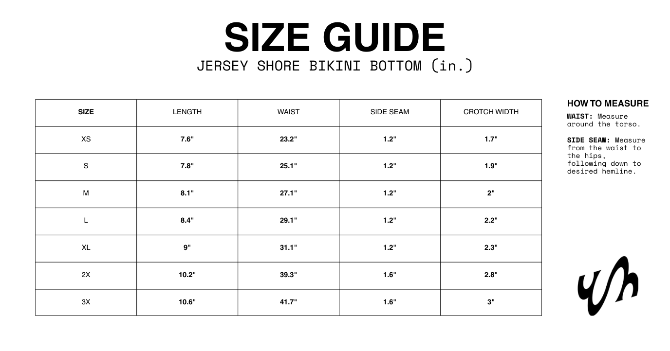 JERSEY SHORE BIKINI BOTTOMS (RED)