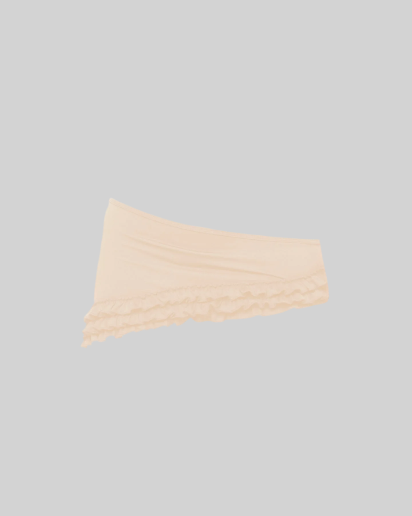 COVER UP FRILL MINI SKIRT (IVORY)