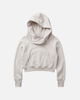 COWL CROP AIR-FORCE HOODIE (SAND)