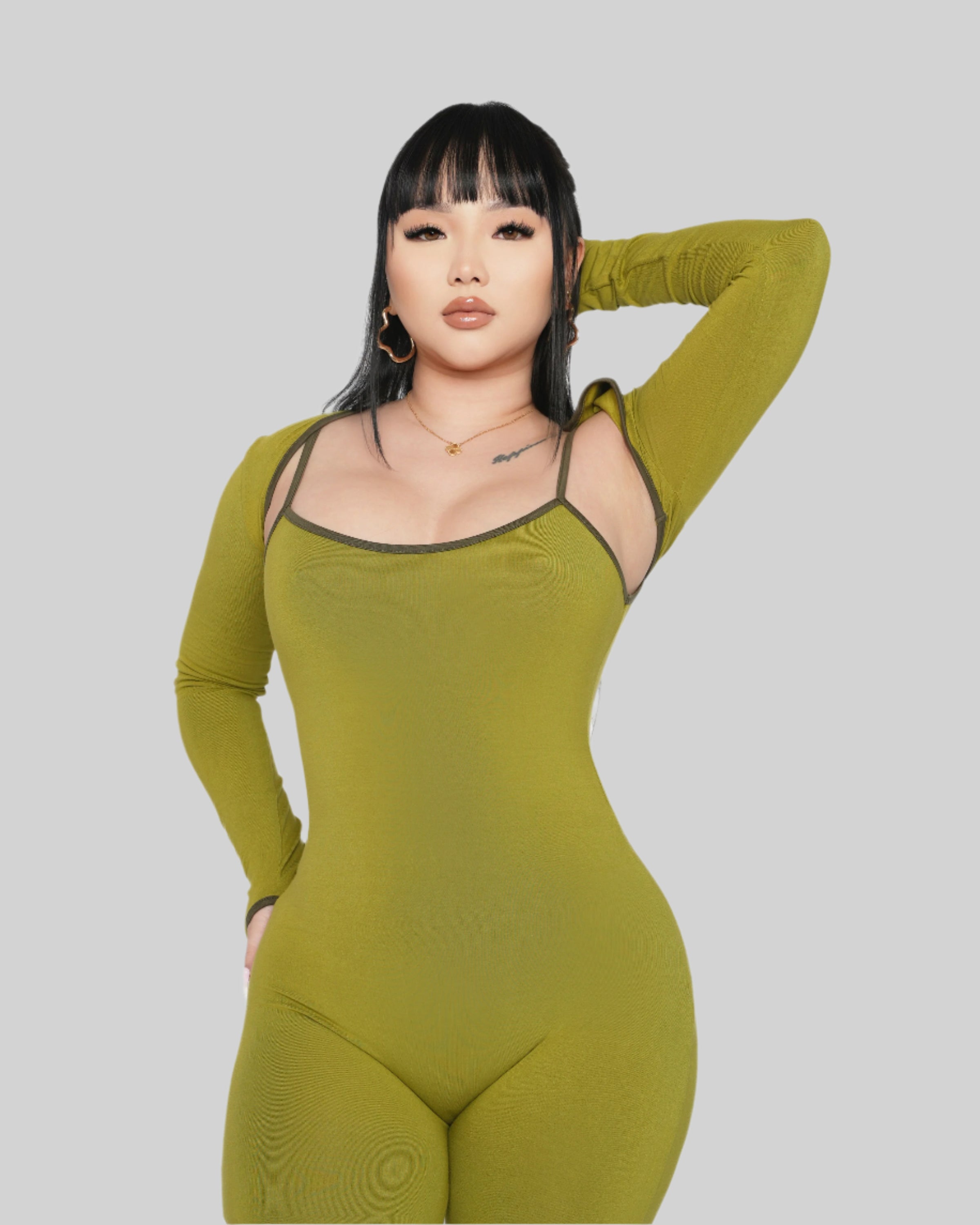 SHAPE FLARE JUMPSUIT