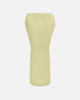 BASICS RIBBED SCULPT SKIRT (BUTTER)