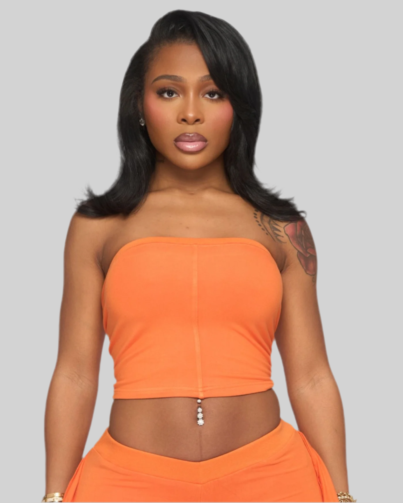 SUNKISS ME TUBE TOP (BURNT ORANGE)