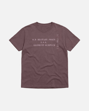 MILITARY FORCE GARMENT SURPLUS TEE (ROAST)