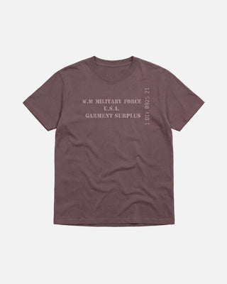 MILITARY FORCE GARMENT SURPLUS TEE (ROAST)