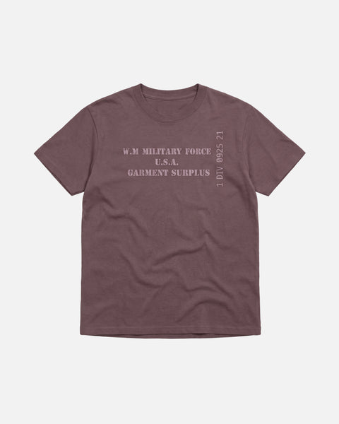 MILITARY FORCE GARMENT SURPLUS TEE (ROAST)