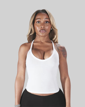BASICS RIBBED BEATER (WHITE)