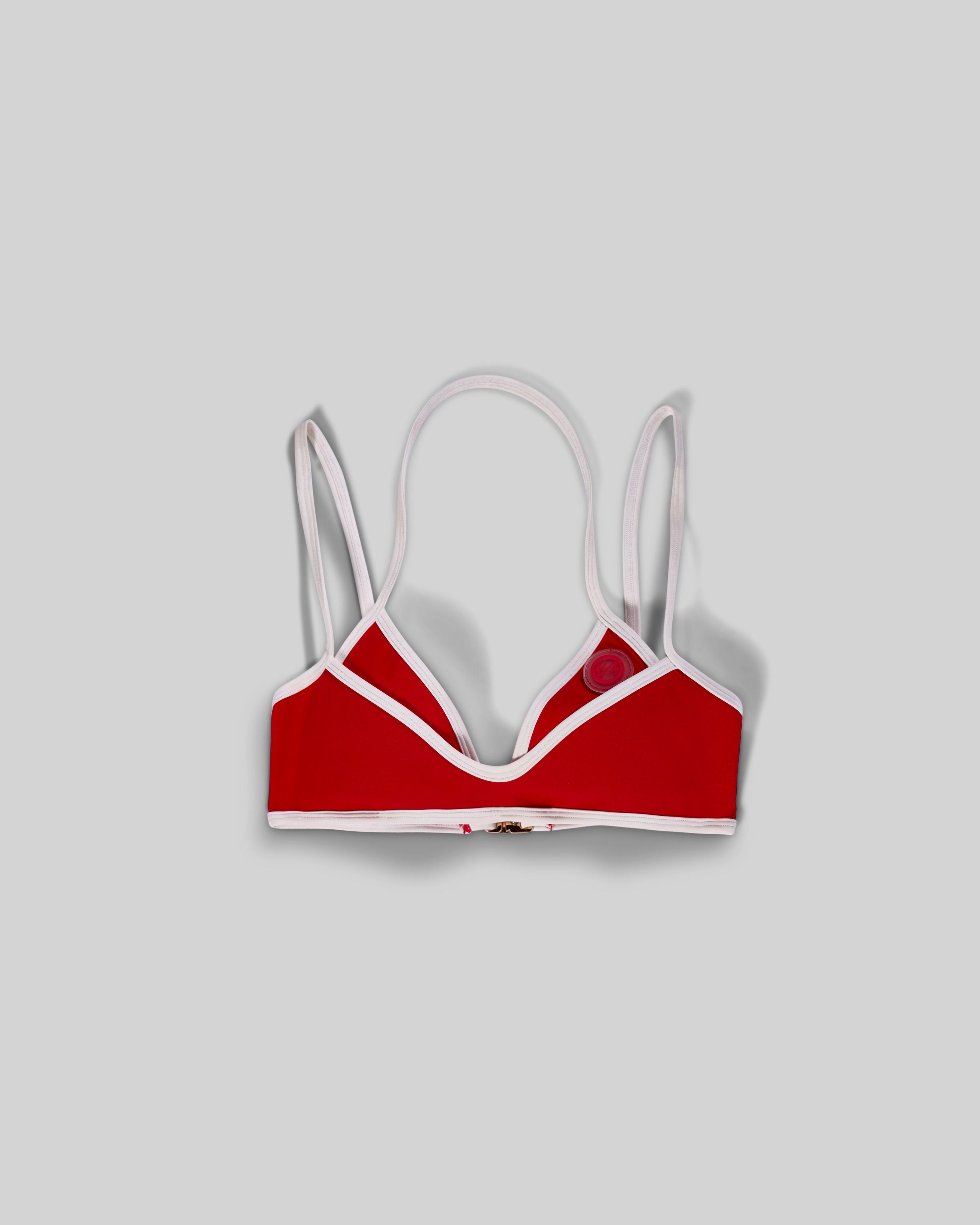 JERSEY SHORE RED BIKINI TOP
