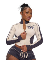 7VARSITY TRACK JACKET (NAVY)