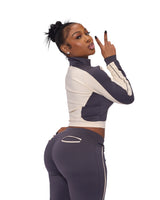 7VARSITY TRACK JACKET (NAVY)