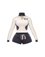 7VARSITY TRACK JACKET (NAVY)