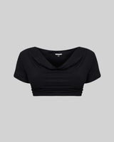 NOBU COWL TOP (BLACK)