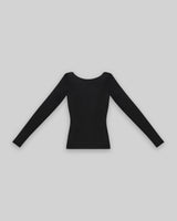 BASICS BOATNECK TOP (BLACK) thumbnail 4
