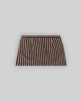 VERY MINI STRIPED SKORT (ESPRESSO) thumbnail 3