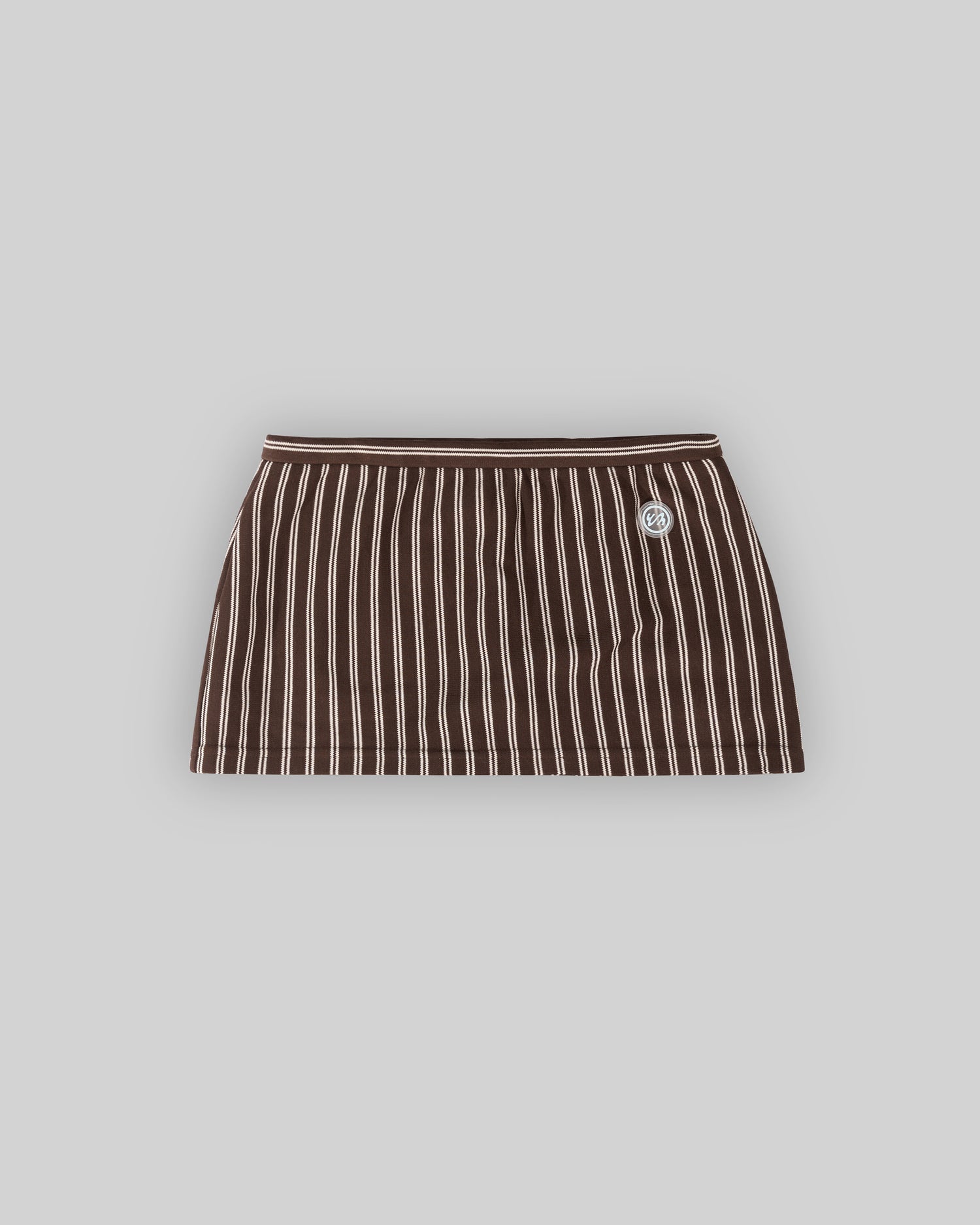 VERY MINI STRIPED SKORT (ESPRESSO)
