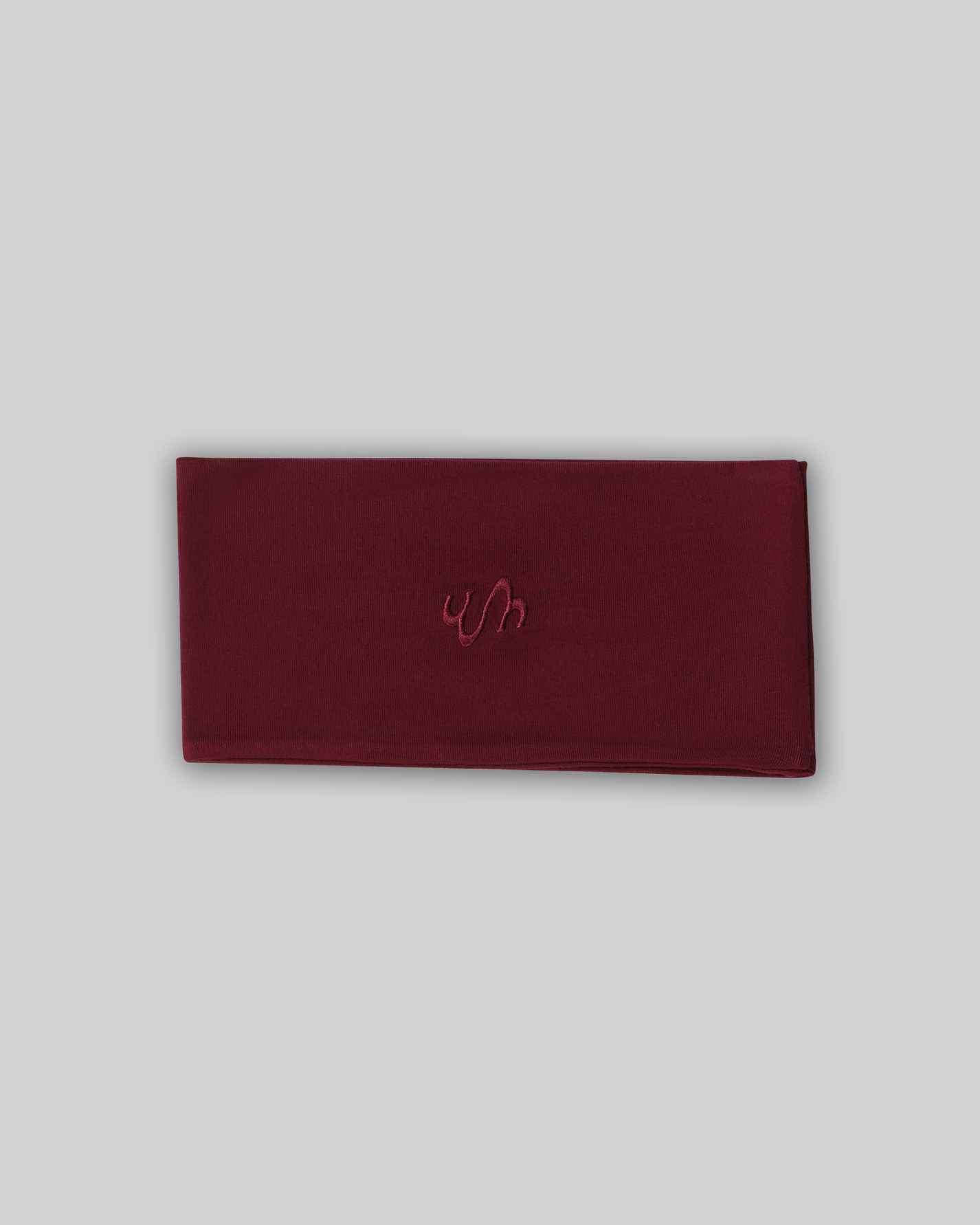 WM WIDE HEADBAND (BURGUNDY) [FINAL SALE]