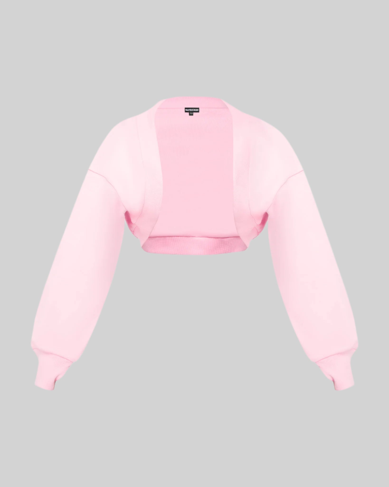 OVERSIZED CROPPED GYM SHRUG (PINK)