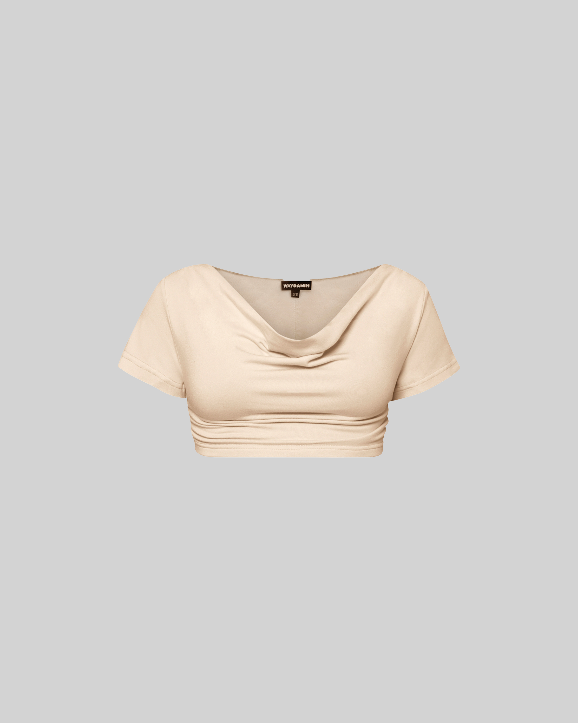 NOBU COWL TOP (IVORY)