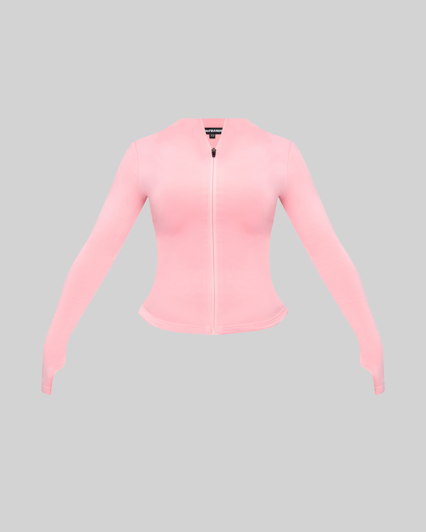 SEAMLESS ZIP UP JACKET (PINK)