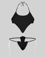 FRILL ME KINI BOTTOM (BLACK)
