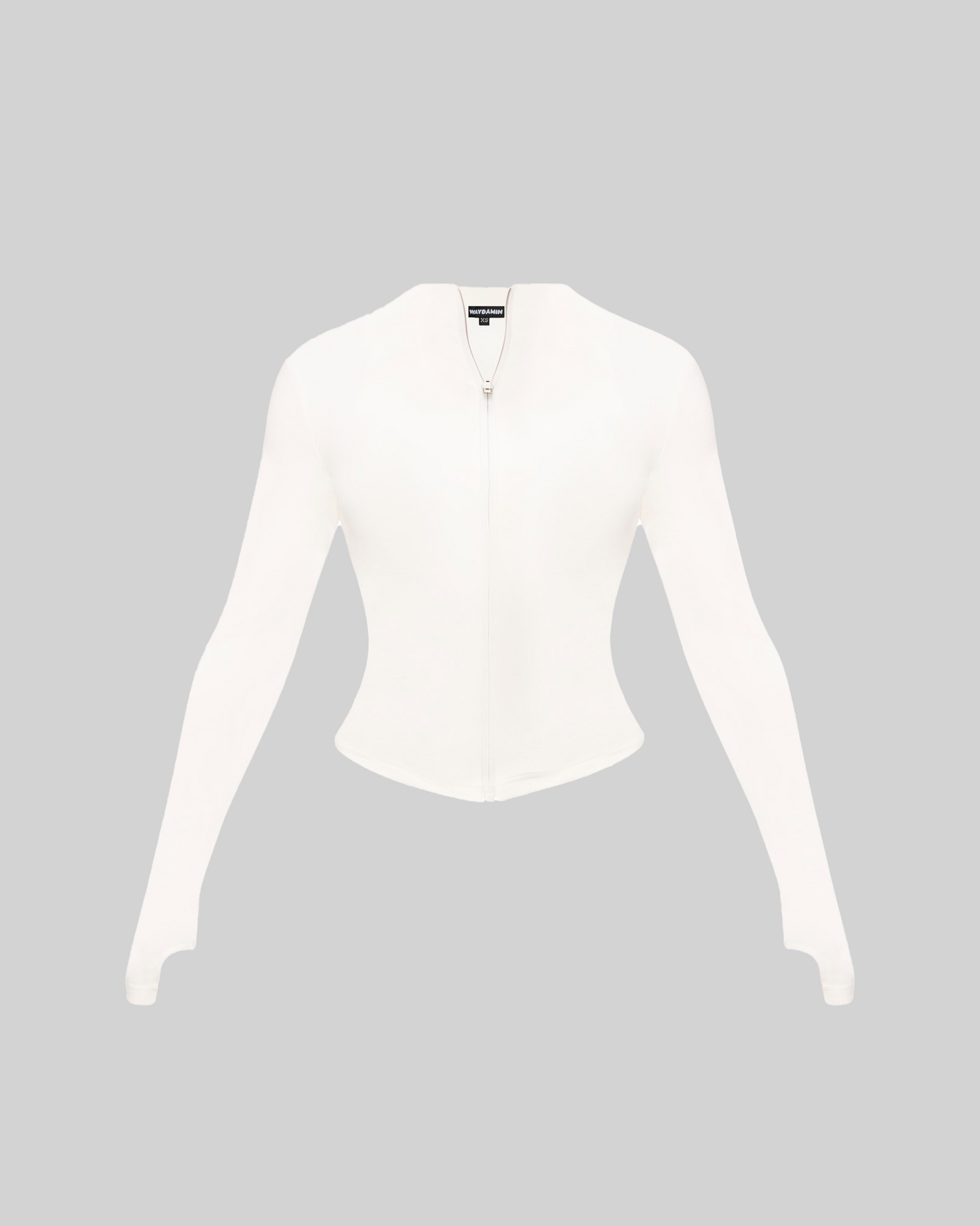 3.0 SEAMLESS ZIP UP JACKET (WHITE)